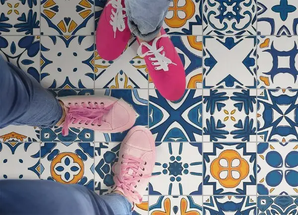 Tapis en vinyle Tuiles marocaines