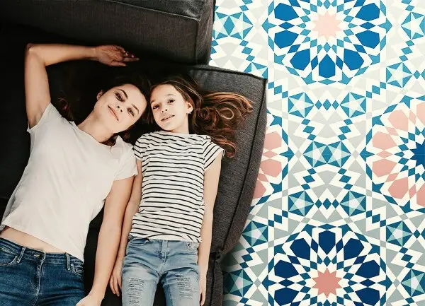 Tapis en vinyl Géométrie marocaine