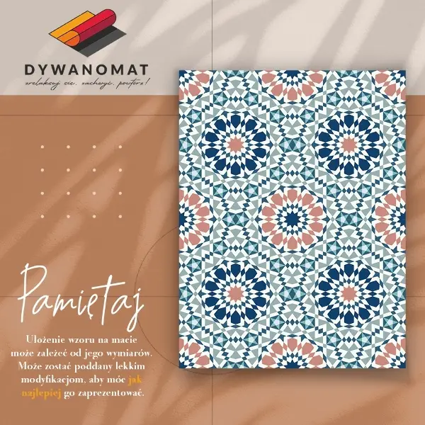 Tapis en vinyl Géométrie marocaine