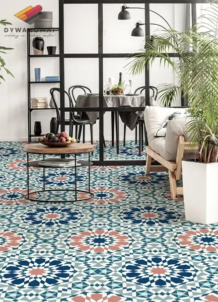 Tapis en vinyl Géométrie marocaine