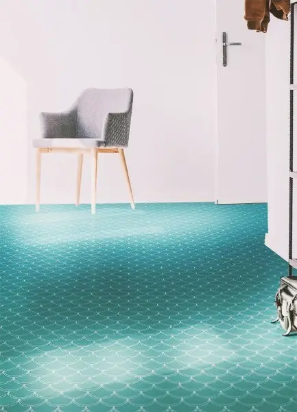 Tapis vinyl Échelles géométriques