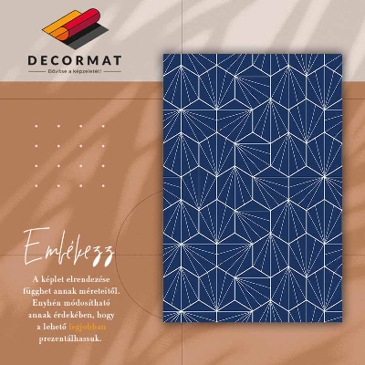 Tapis vinyle Hexagona