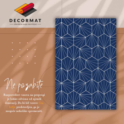 Tapis vinyle Hexagona