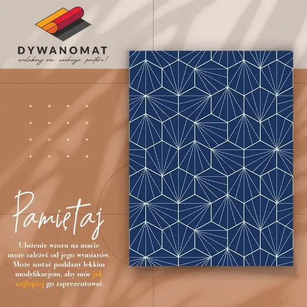 Tapis vinyle Hexagona