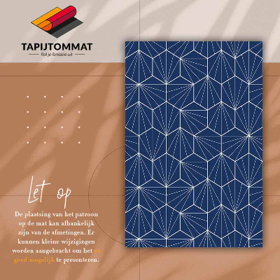 Tapis vinyle Hexagona