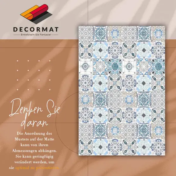 Tapis vinyl Tuile portugaise