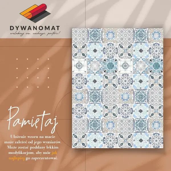 Tapis vinyl Tuile portugaise