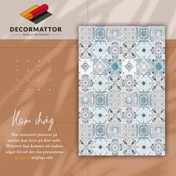 Tapis vinyl Tuile portugaise