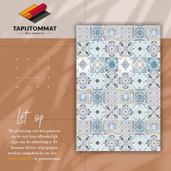 Tapis vinyl Tuile portugaise