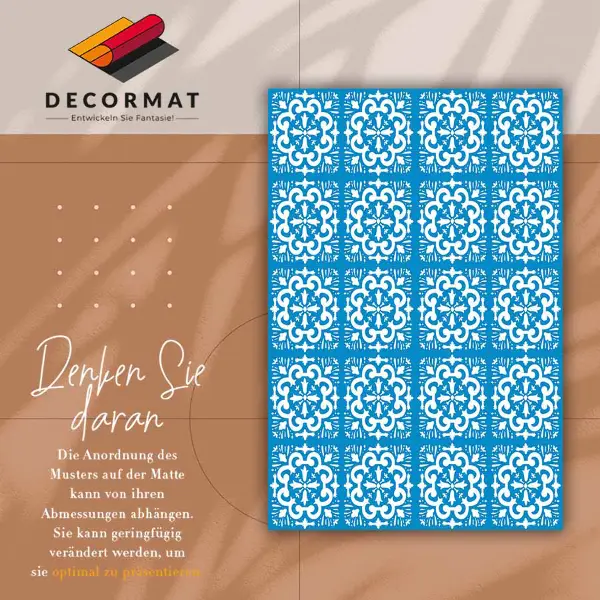 Tapis vinyl Tuile portugaise