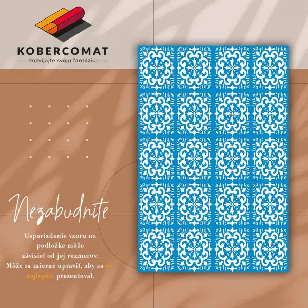Tapis vinyl Tuile portugaise