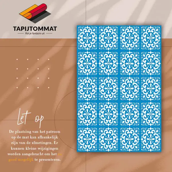 Tapis vinyl Tuile portugaise