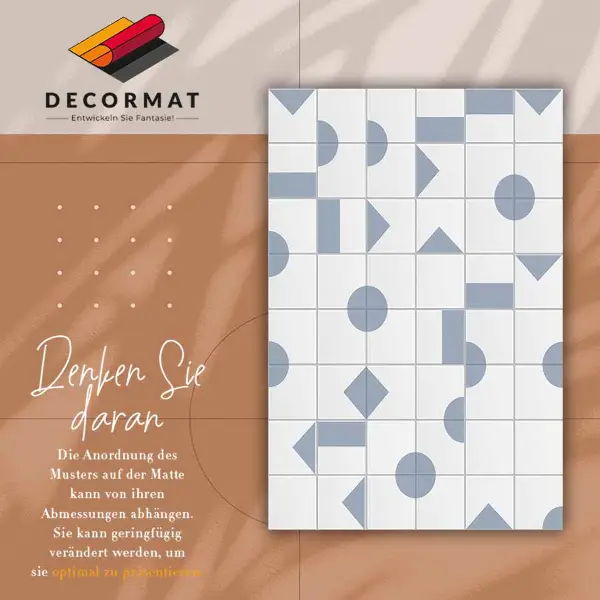 Tapis vinyle Formes géométriques