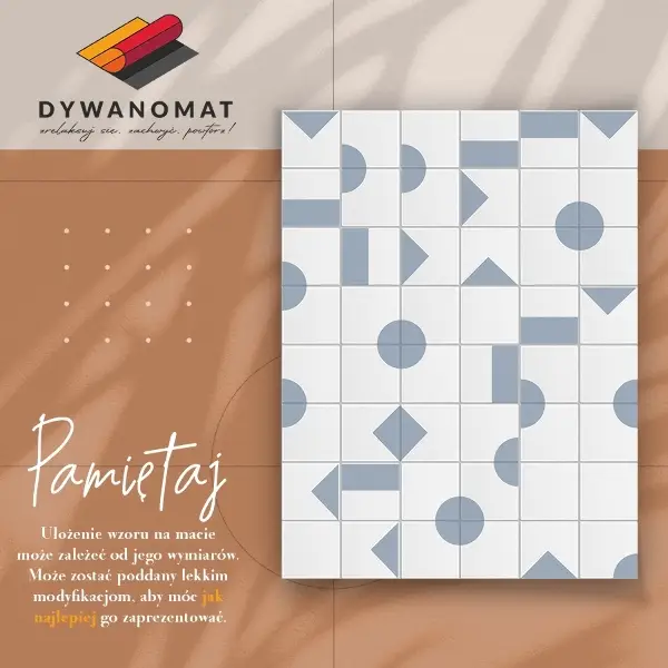 Tapis vinyle Formes géométriques