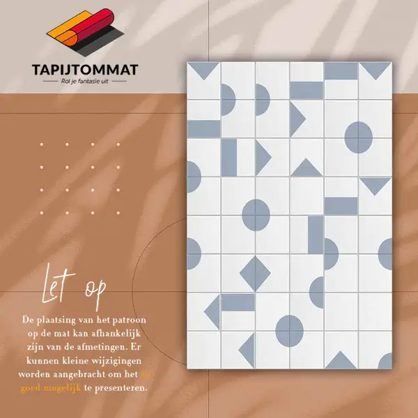 Tapis vinyle Formes géométriques