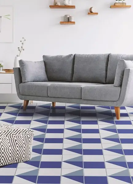 Tapis vinylique Formes aquarelles