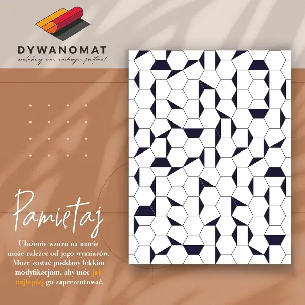 Tapis vinyle Hexagona