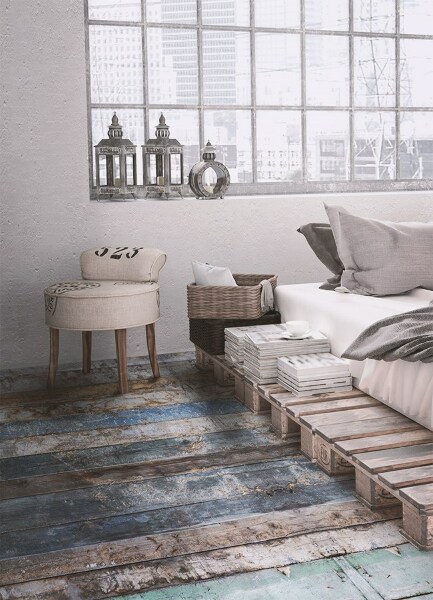 Tapis vinyle Planches horizontales