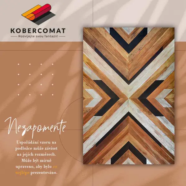 Tapis vinyl Chodèle de parquet