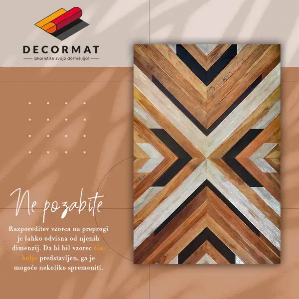 Tapis vinyl Chodèle de parquet