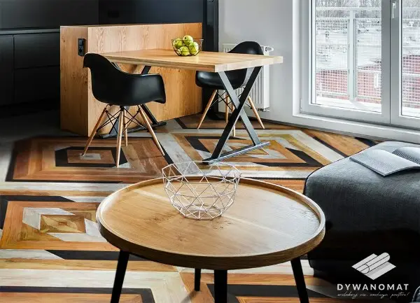 Tapis vinyl Chodèle de parquet