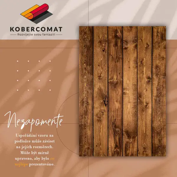 Tapis vinyle Planches verticales