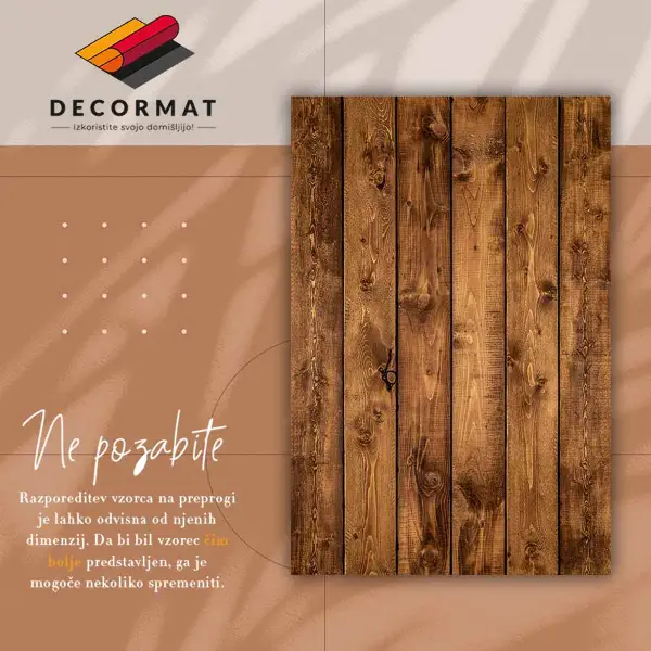 Tapis vinyle Planches verticales