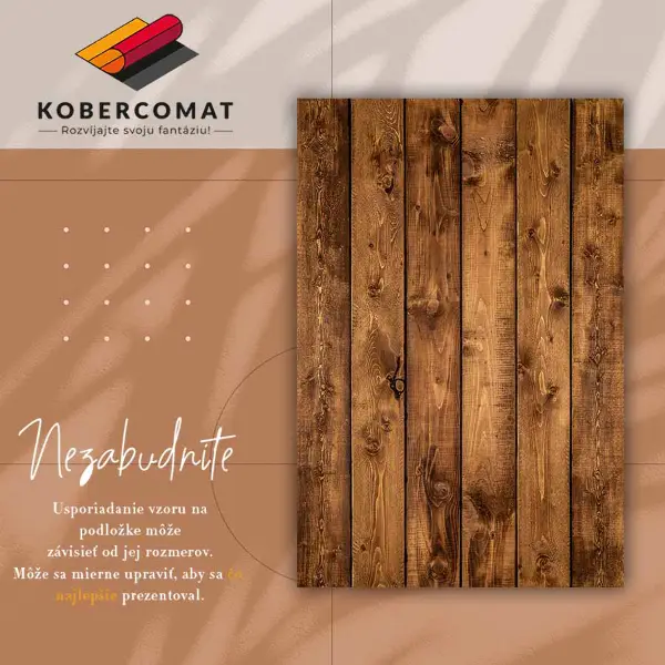 Tapis vinyle Planches verticales