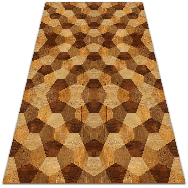 Tapis en vinyl Géométrie de parquet