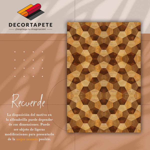 Tapis en vinyl Géométrie de parquet