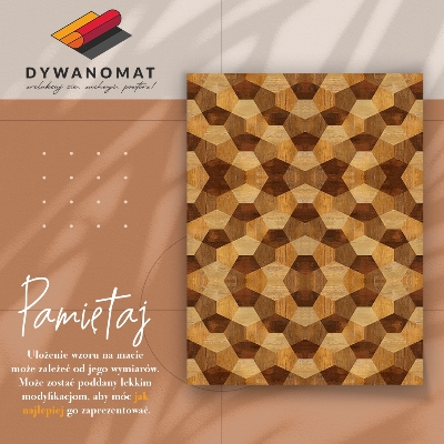 Tapis en vinyl Géométrie de parquet