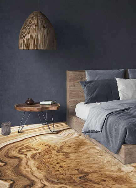 Tapis vinyle Bocaux en bois