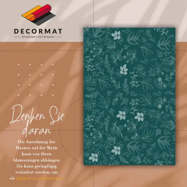 Tapis vinyle Fleurs botaniques