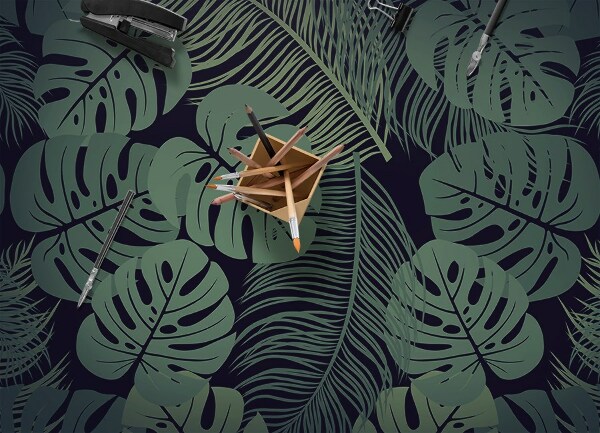 Tapis vinyle Feuilles tropicales