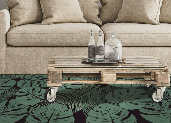 Tapis vinyle Feuilles tropicales