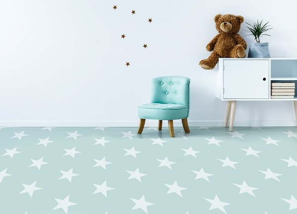 Tapis vinyle Étoiles géométriques