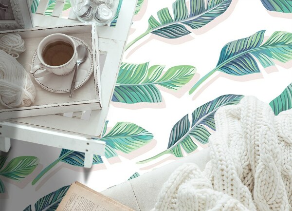 Tapis vinyle Feuilles tropicales
