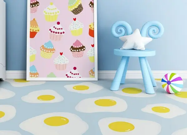 Tapis vinyle Œufs frites