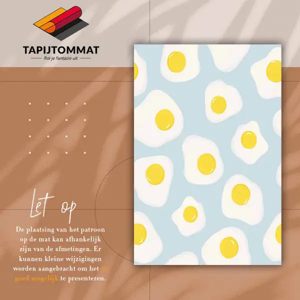 Tapis vinyle Œufs frites
