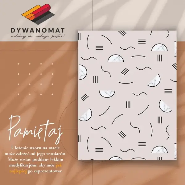 Tapis vinyle Formes abstraites