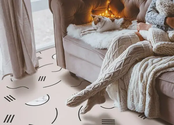 Tapis vinyle Formes abstraites