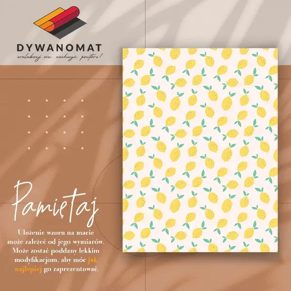 Tapis outdoor Citron