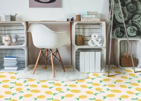 Tapis outdoor Citron