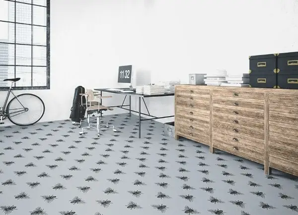 Tapis en vinyl Vers