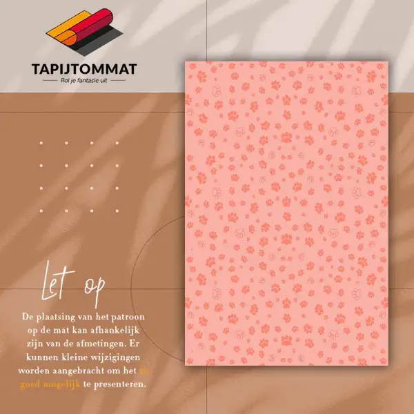 Tapis vinyle Empreintes de pas