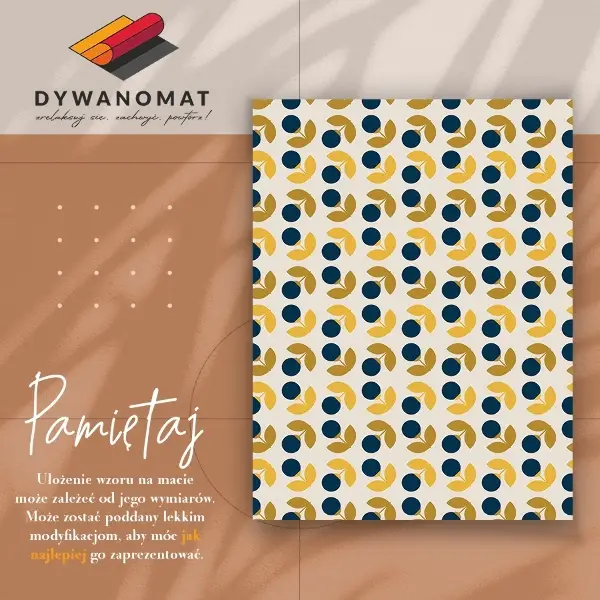 Tapis en vinyle Fleurs répétitives