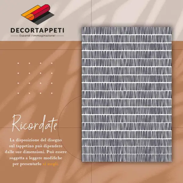 Tapis en vinyle Tirets abstraits