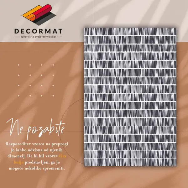 Tapis en vinyle Tirets abstraits
