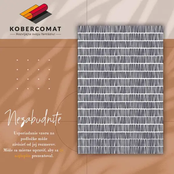 Tapis en vinyle Tirets abstraits