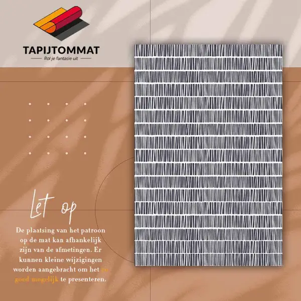 Tapis en vinyle Tirets abstraits